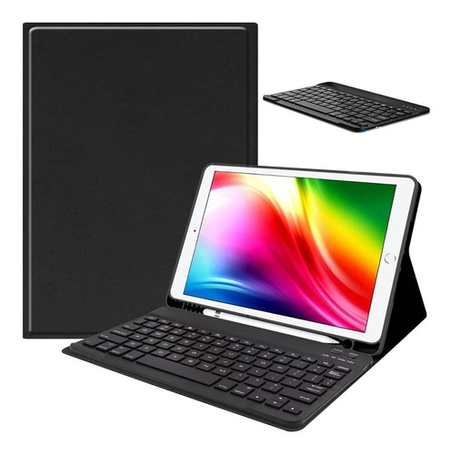 Funda Keyboard Bluetooth Para iPad 10,2 9na 8va 7th Gen Slot