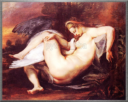 Cuadro Leda Y El Cisne - Peter Paul Rubens - 1601
