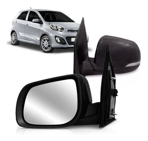 Par Retrovisor Eletrico Retratil C/pisca Picanto 2012 A 2015