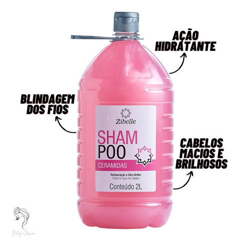 Kit Shampoo Ceramidas + Erva Doce 2l Maciez E Brilho