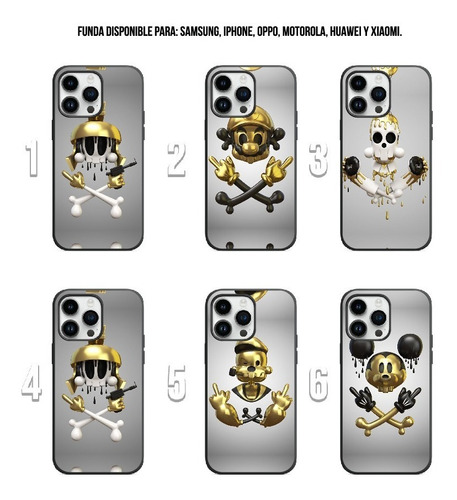 Funda Protectora Case Golden Figures #2