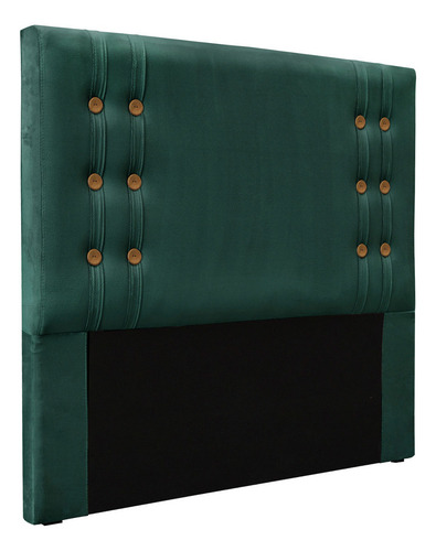 Kit Recamier E Cabeceira Santorini Spz 195cm King Veludo Cor Verde-2235