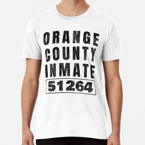 Remera Prison Inmate Halloween Costume Orange County Califor