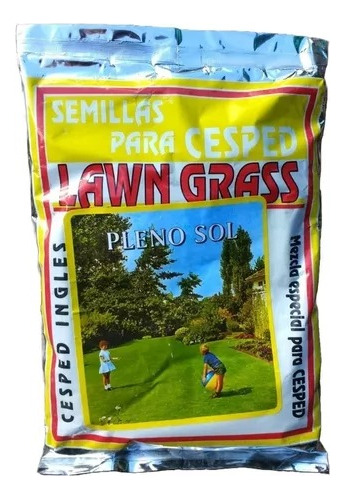 Semilla Cesped Premium Lawn Grass Pleno Sol  X 500 Grs