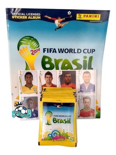 Álbum + 50 Sobres Mundial Brasil 2014 + Actualización Panini