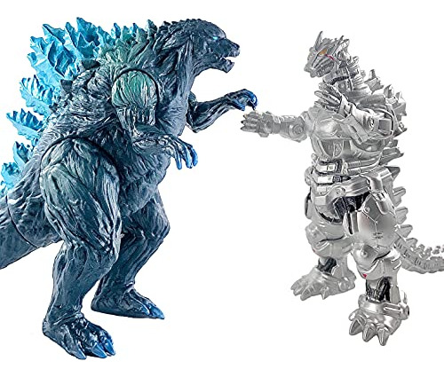 Twcare Juego De 2 Figuras Godzilla Earth Mechagodzilla Rey D