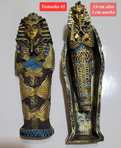 Tutánkamon Faraon Egipcio Con Sarcofago Ataúd Feng Shui