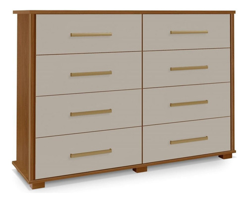 Cômoda 8 Gavetas Lis 127,5cm X 99cm X 45cm