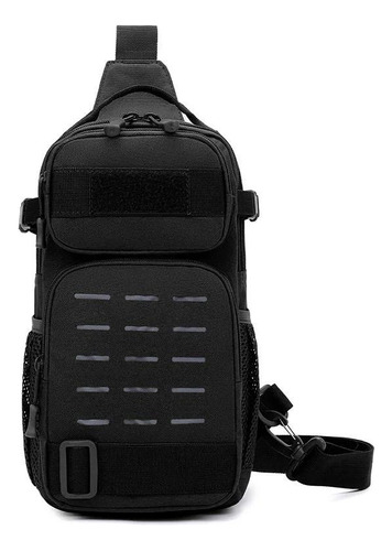 Mochila Cruzada Táctica Militar Pechera Molle Mariconera Mensajero Bici Moto Lonchera Escolar Viajero Excursión Camping