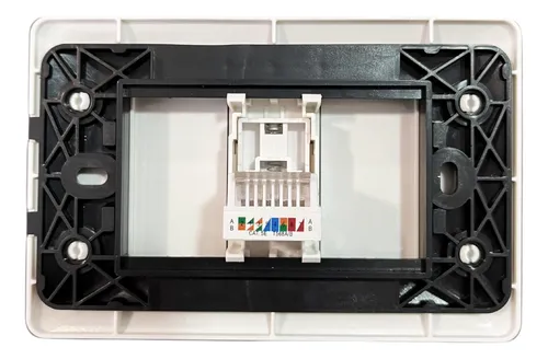 Pack 3 Toma Rj45 Red Internet Blanco