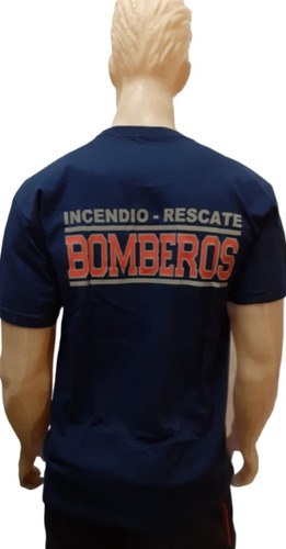 Remera Estampada Para Bomberos!!!! Modelo 79