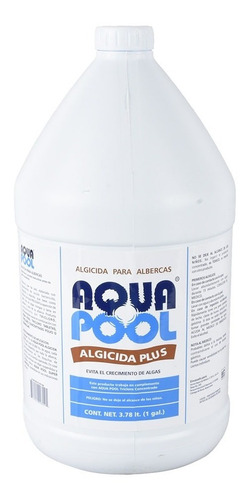 Algicida Plus Líquido Aqua Pool Para Albercas [1 Galón]