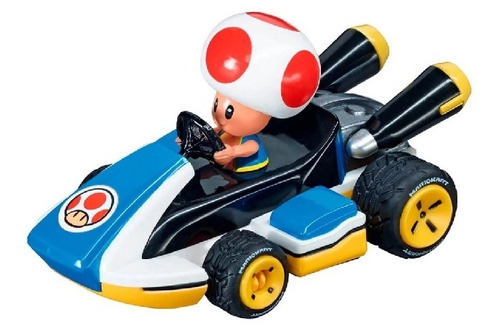 Mario Kart De Fricçao Pull Speed Toad Miniatura 1/43