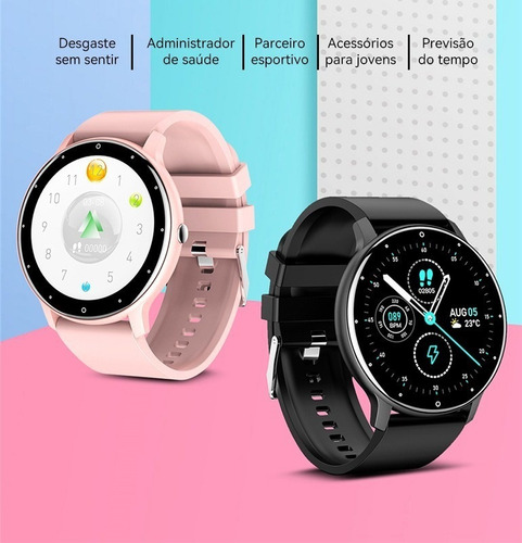Smartwatch Life Watch Com Monitor De Frequência
