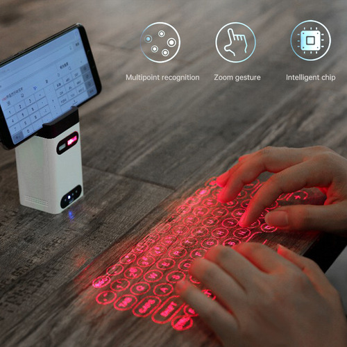 Teclado Y Teclado Virtual 4.0/ Mini Laser Osx Pad Android