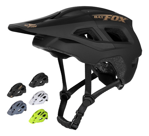 De Casco Seguridad Para Bicicleta Montaña Batfox Ma057-207