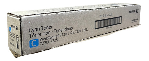 Toner Original Xerox 7120 Cyan 006r01464 15,000 Impresiones