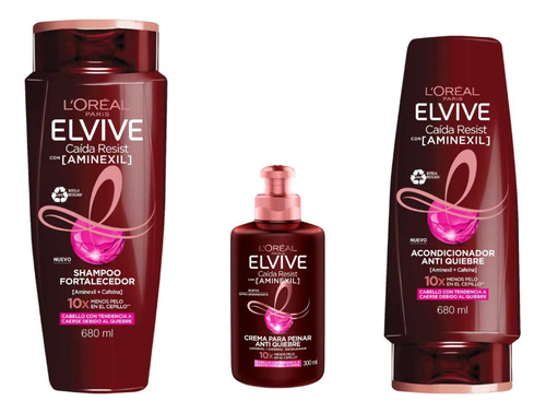 Elvive Caída Resist Con Aminexil Tratamiento Para Cabello 