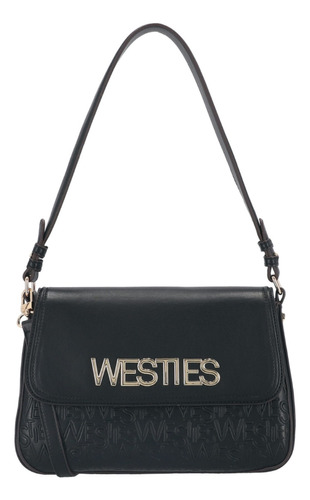 Bolsa Cross Body Para Mujer Westies Negro Hbalejandretawe