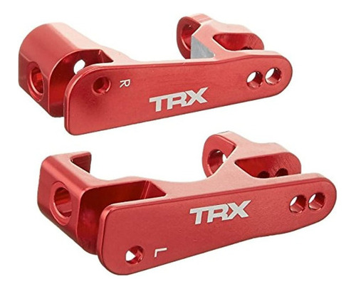 Bloques De Aluminio Rojo Anodizado Traxxas 6832r (par)