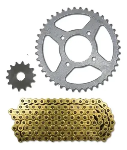 Kit De Cadena De Transmisión Y Piñones Para Yamaha YZ250 1999-2017 – Acero Dorado, Caltric