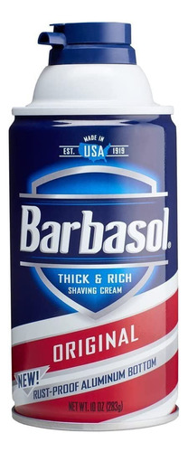 Barbasol Gruesa Y Rica Crema De Afeitar, 10 Oz Original (paq