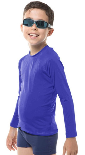 Camisa Infantil Unissex Proteção Solar Uv Fps50+ Slim Kids