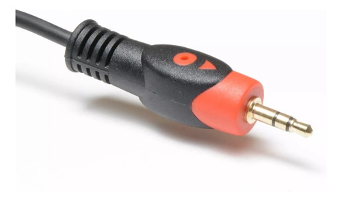Imagen 1 de 5 de Cable Audio 1.8 M Plug 3.5 / Plug 3.5 Mm Calidad Premium