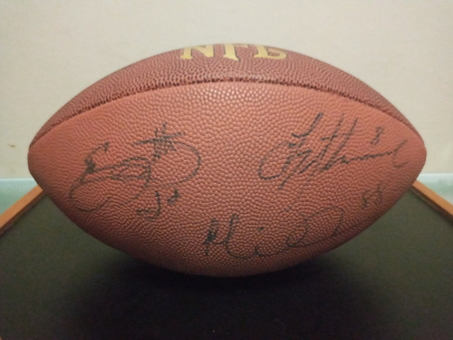 Balón Autografiado Emmitt Smith, Michael Irvin Y Troy Aikman