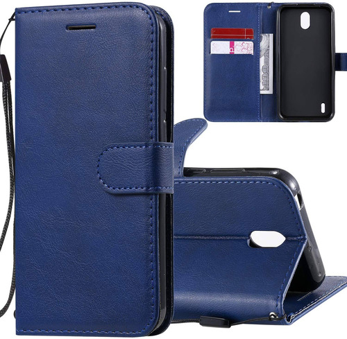 Funda Para Teléfono Nokia 1.3 Wallet [función Atril] Con Kii