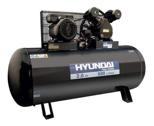 Compresor de aire eléctrico Hyundai HYAC 100C 100L 2hp 220V 50Hz negro