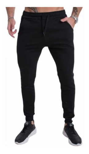 Pack X2 Pantalon Joggings Hombre Chupin Rustico Con Puño 