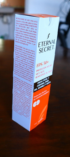 Bloqueador Solar Facial Piel Sensible Eternal Secret Fps 50