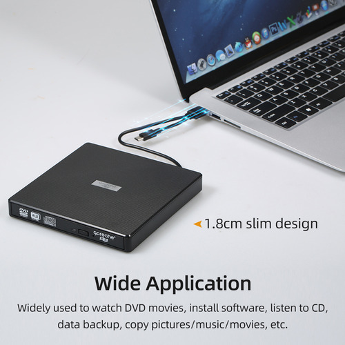 Grabadora Externa Cd Dvd Quemator Usb3.0+grabadora Tipo-c