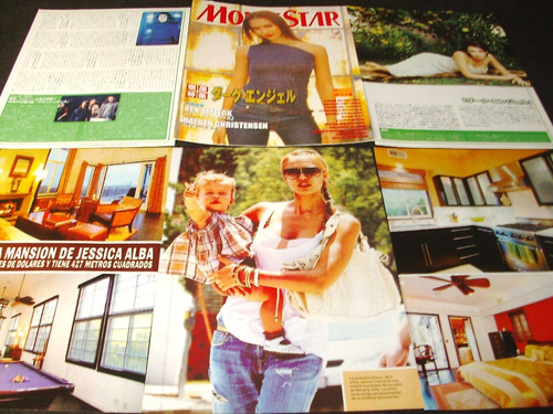 (ab080) Jessica Alba * Recortes Revistas Clippings (Usado)