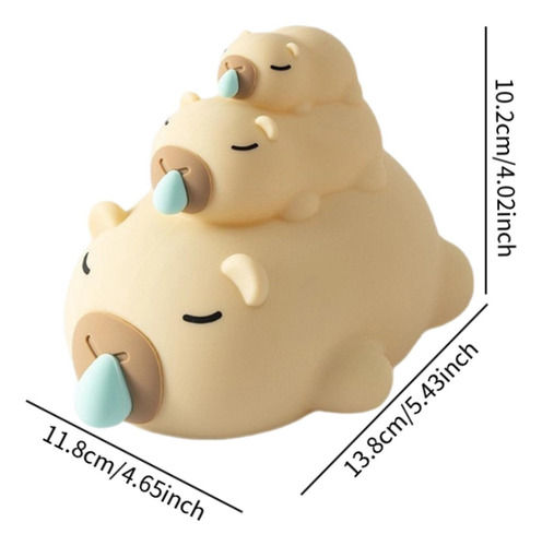 A Capybara Night Light Lámpara De Noche De Lámpara Ideal 3