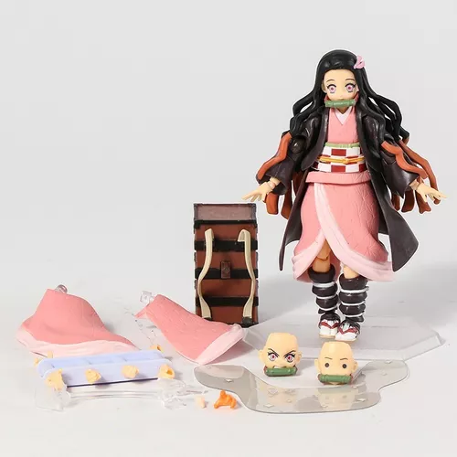 Boneco Nezuko Kamado Action Figure Demon Slayer: Kimetsu No