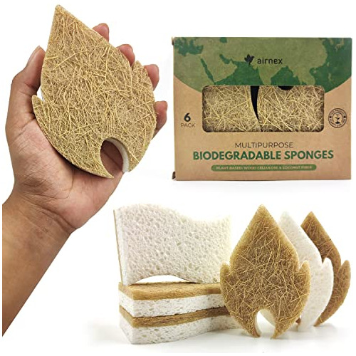 Esponja De Cocina Natural Biodegradable - Esponja Depuradora