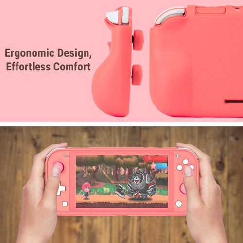 Imagen 9 de 10 de Nintendo Switch Lite Funda Grip Orzly Protección Premium