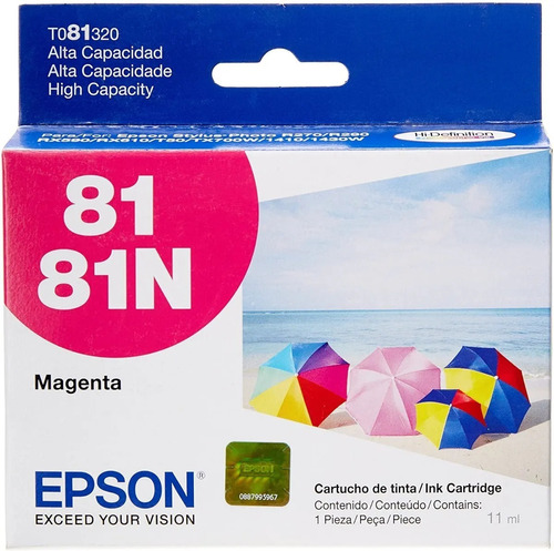 Cartucho Epson 81 81n R270 R290 Rx590 Rx610 T50 1410 1430w M