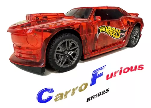 Hot Wheels Carros Furious Vermelho com Luz e Som Multikids - BR1825 -  lojamultikids