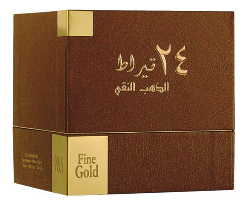 Perfume Lattafa 24 Carat Pure Gold 100ml Edp Unisex
