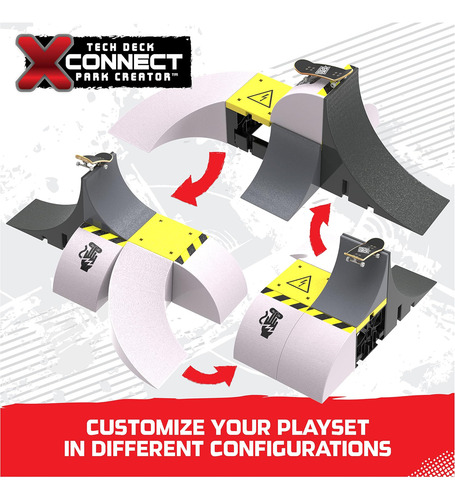 Tech Deck, Power Flippin, X-connect Park Creator, Juego De R