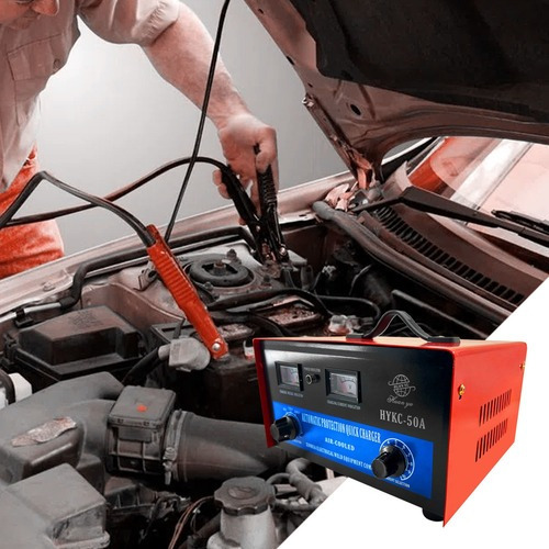 Cargador Bateria 50 Amp 6v 12v 24v Auto Moto Camioneta