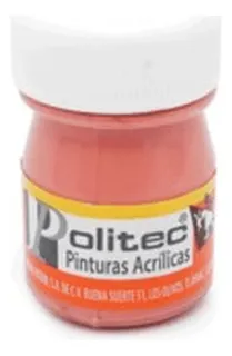 Pintura Acrílica Politec Tono 321 Rosa 20 Ml