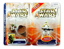 Comprar Star Wars Clone Wars Pack Yoda & Clone Trooper