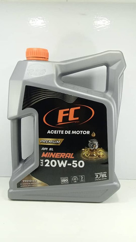 Aceite Motor Galon Mineral 20w50