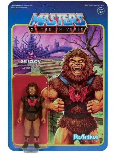 Super7 Masters Of The Universe Reaction Grizzlor