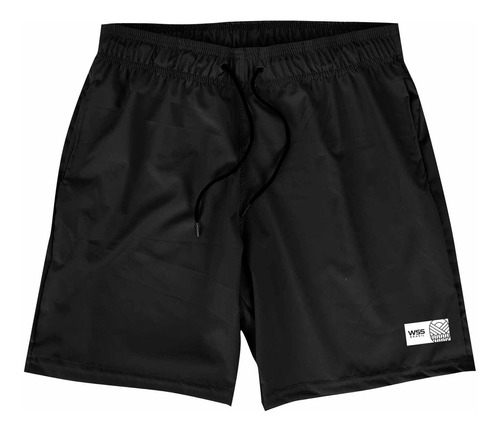 Shorts Bermuda Elastano Premium Preto Wss Web Block