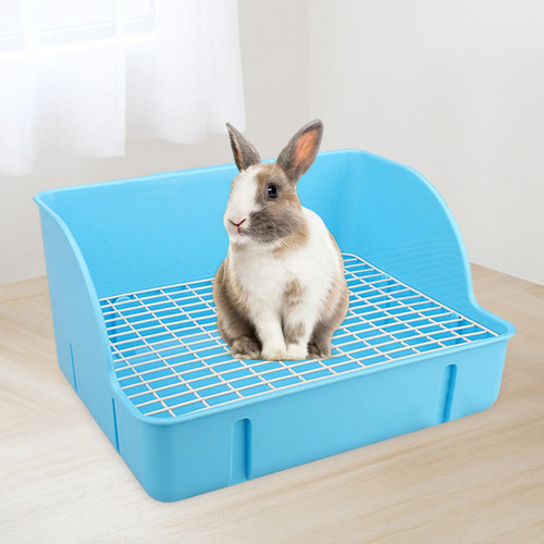 Caja De Arena Para Conejos, Inodoro, Orinal, Lecho Esquinero